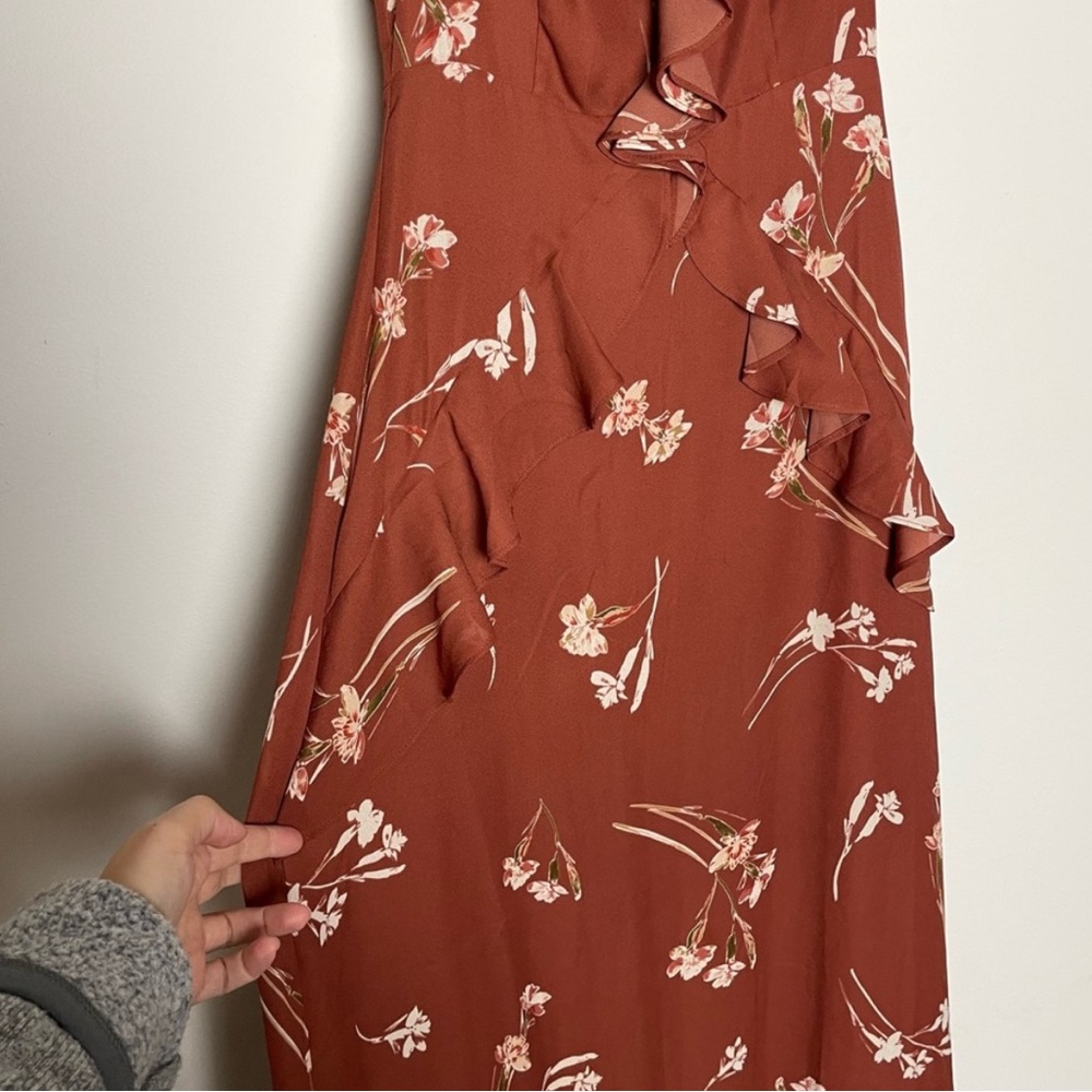 ASTR The Label Floral Ruffle Maxi Dress \\ S - Picture 5 of 11